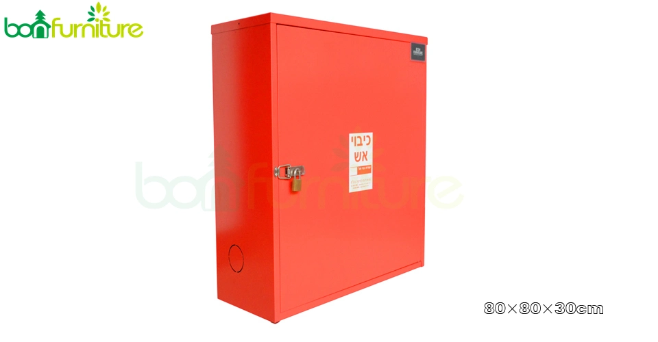 Israel Steel Fire Cabinet/Metal Fire Hose Reel Cabinet 80*80*30